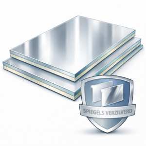 Spiegels verzilverd
